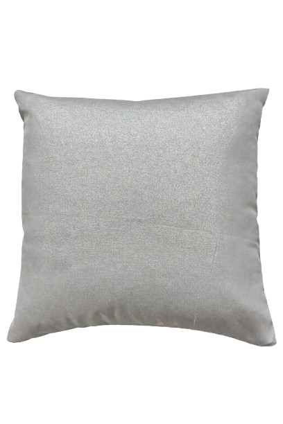 CASABELLAPIU Cuscino Glitter Argento Sfoderabile Cm. 50x50