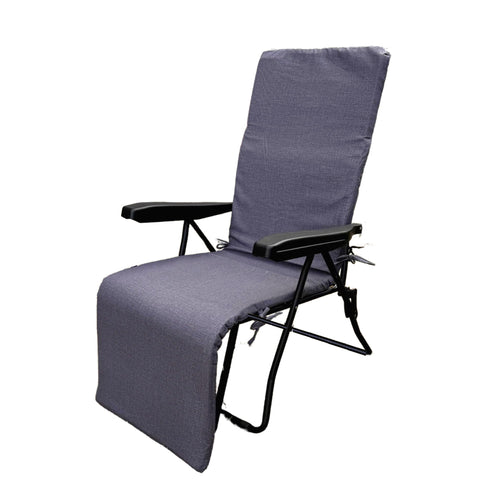 CASABELLAPIU Copri Sdraio Con Pedaliera Sfoderabile e Lavabile Con Tasca di Fissaggio, 100% Made in Italy