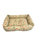 CASABELLAPIU Cuccia Rettangolare Grande Cm. 80x60 Love Pet