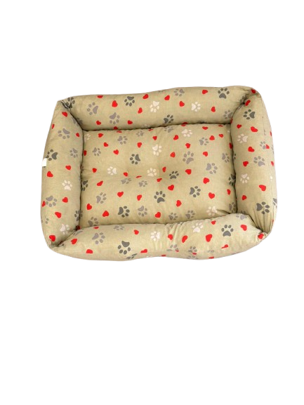 CASABELLAPIU Cuccia Rettangolare Grande Cm. 80x60 Love Pet