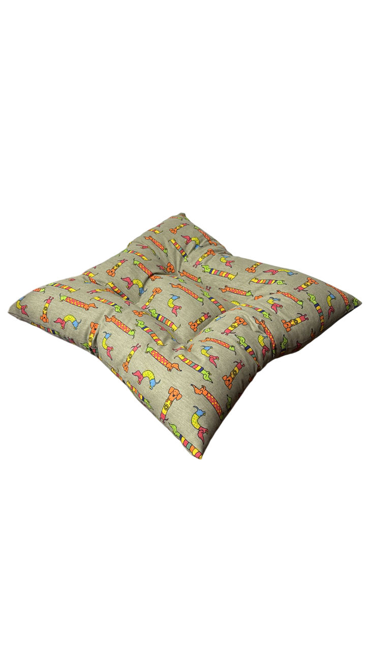 CASABELLAPIU Cuscino Per Cani, Lettino Per Cuccia Cani o Gatti 100% Made In Italy Cm. 80x80