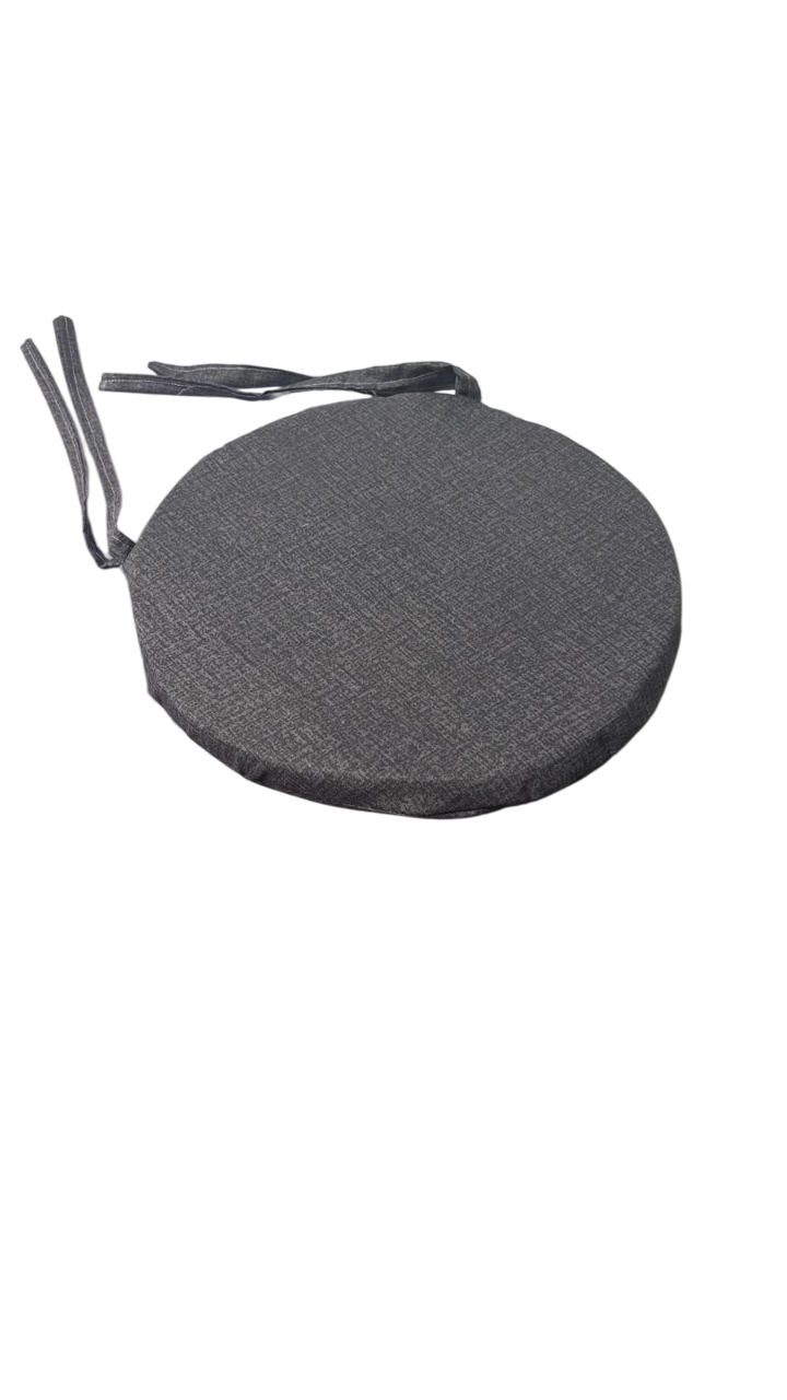 Cuscini 4pz per sedie da interno/esterno/Cuscino per sedie rotonde - Diametro 36 cm, Comodi, Sfoderabili, Lavabili, Bifacciali, MADE IN ITALY