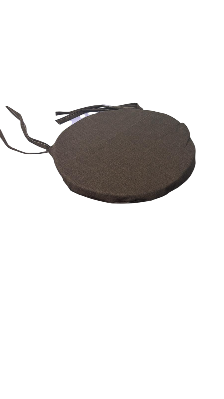 Cuscini 4pz per sedie da interno/esterno/Cuscino per sedie rotonde - Diametro 36 cm, Comodi, Sfoderabili, Lavabili, Bifacciali, MADE IN ITALY