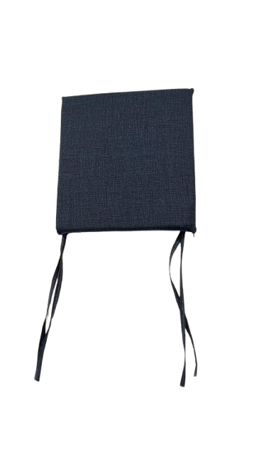 CASABELLAPIU 6 Cuscini Per Sedia Bifacciali Bicolor Sfoderabili Cm. 38x38x3,5